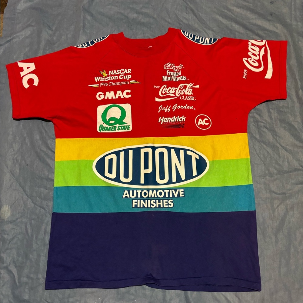 Vintage vintage made in USA 1995 NASCAR Winston cup champion T-shirt Jeff Gordon